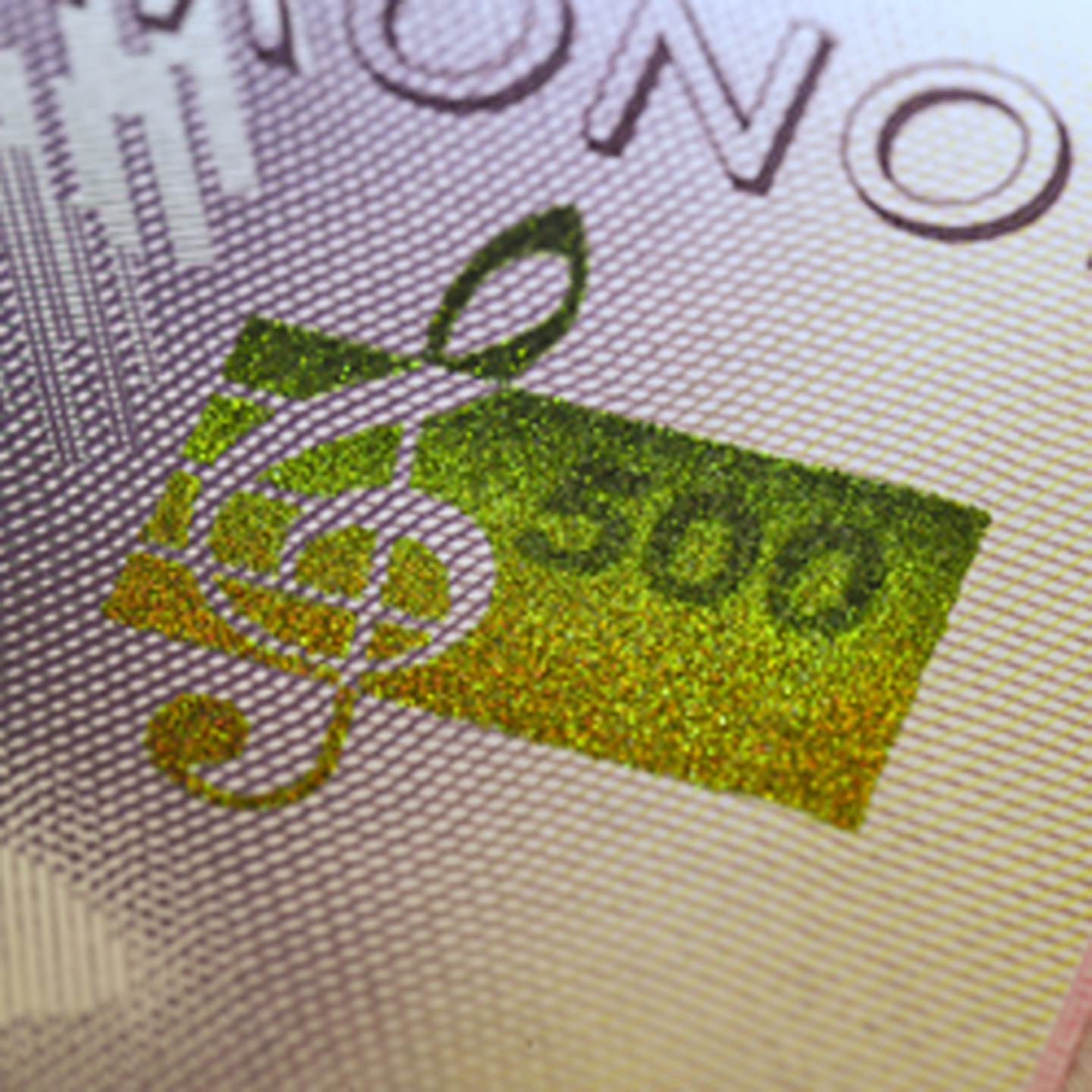 500-kronorssedel färgskiftande bild fram)