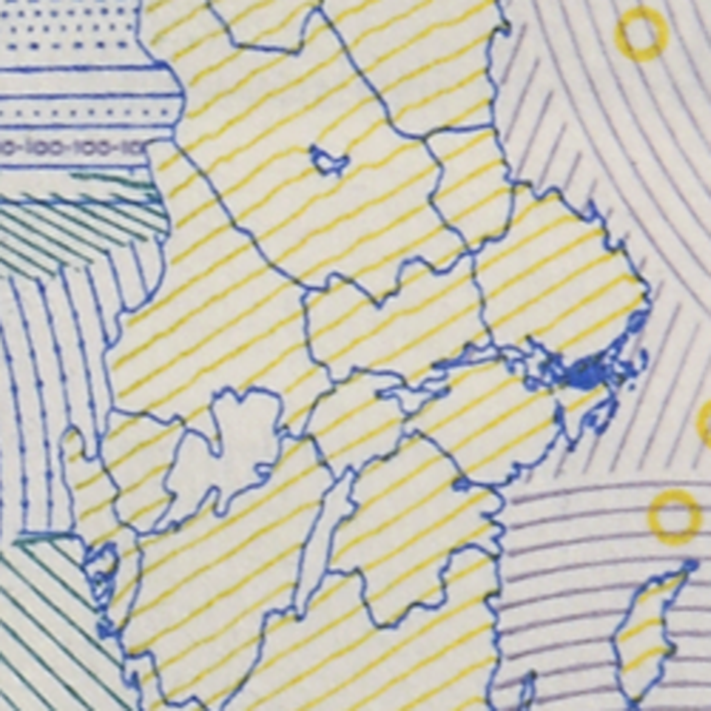 100-kronorssedel motiv karta bak)