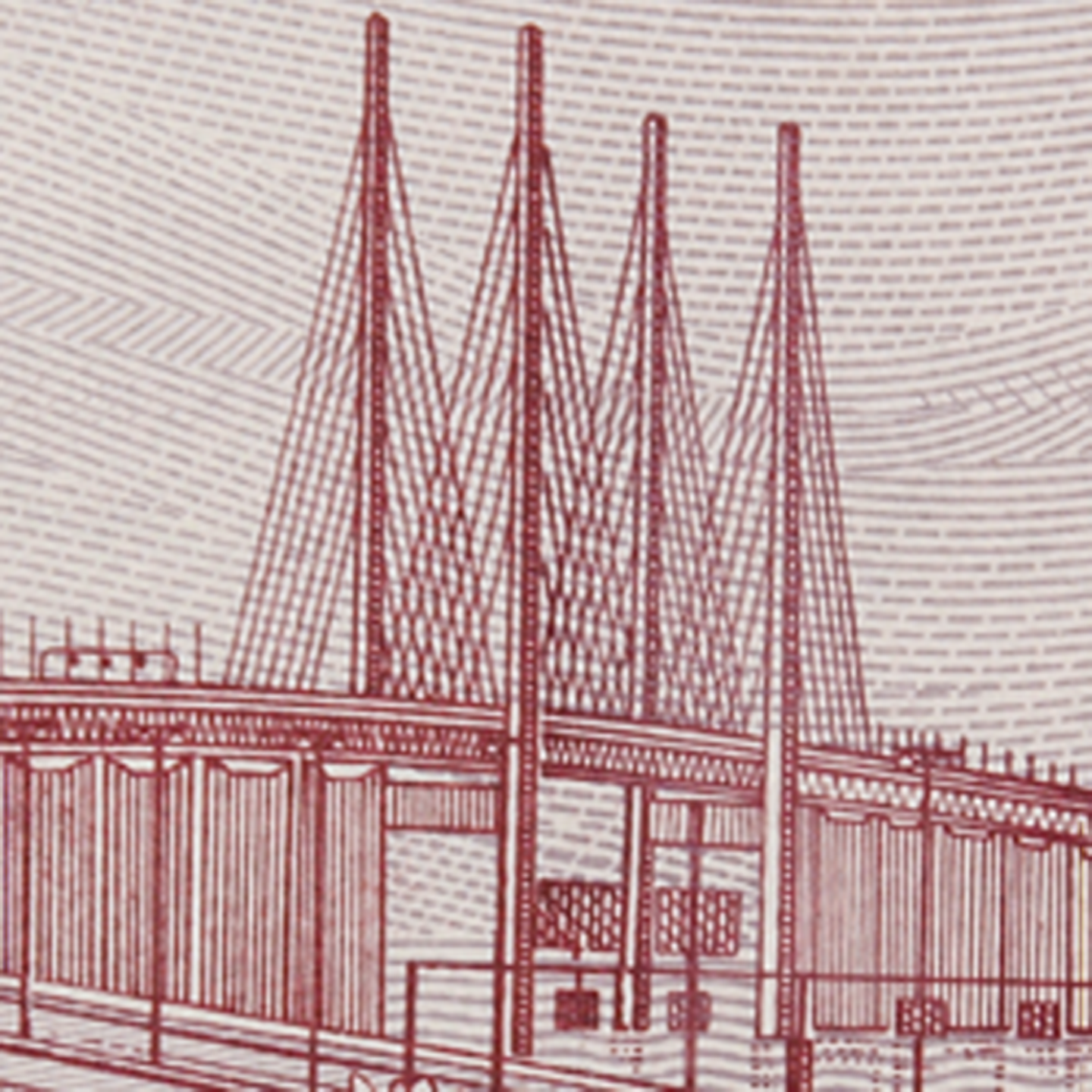 500-kronorssedel Öresundsbron bak)