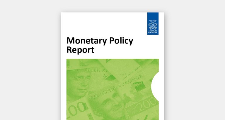 Cover Monetary Policy Report