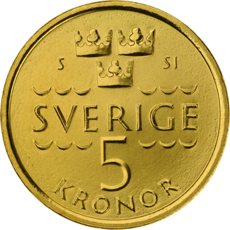 5-krona, baksida