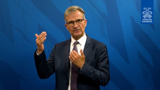 Riksbankschefen om räntebeskedet i augusti 2026