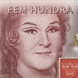 Del av 500-kronorssedel