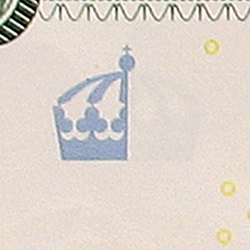 Genomsiktsbild säkerhetsdetalj minnessedel fram