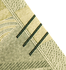 200-krona banknote tactile mark front