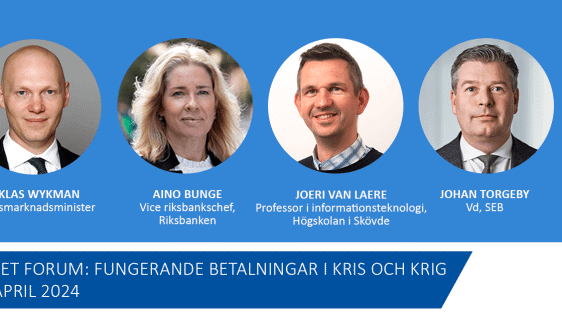Öppet Forum: Fungerande betalningar i kris och krig