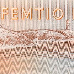 50-kronorssedel motiv bissens fyr bak