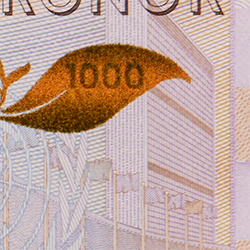 1000-kronorssedel FN-byggnad fram