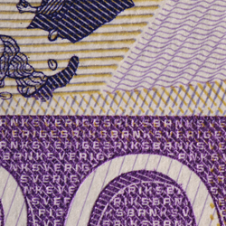 20-kronorssedel mikrotext fram