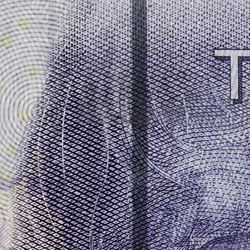 20-kronorssedel säkerhetstråd fram