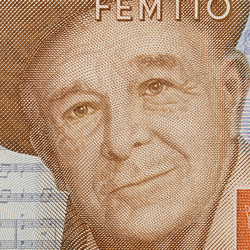 50-kronorssedel motiv evert taube fram