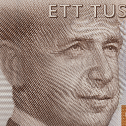 1000-kronorssedel porträtt fram